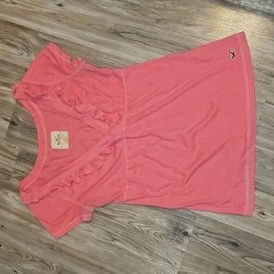 Vintage Hollister baby doll tee. Size small. Pink.